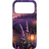 Purple Aesthetic Gifts Custodia per iPhone 17 Pro Max Lanterne Campi Lavanda Tramonto Cottagecore Viola Floreale