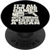 Funny Postal Worker designs Postal Worker Package Scan Mail Route Humor PopSockets PopGrip Adesivo