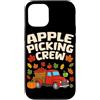 Apple Picking Season Fall Harvest Autumn Custodia per iPhone 12/12 Pro Apple Picking Crew Tipi di varietà di mele Stagione delle mele