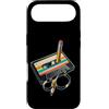 Vintage Cassette Tape and Pencil Rewind Custodia per iPhone Air Nastro a cassetta vintage a matita, stile nostalgico, anni '80 e '90