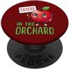Apple Picking Season Fall Harvest Autumn Il più carino nel raccoglitore di mele del frutteto ama la raccolta di mele dei bambini PopSockets PopGrip Adesivo