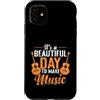 Rock pop pop hip-hop vintage soprano ten Custodia per iPhone 11 È una bella giornata per fare musica