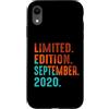 September 2020 Retro Vintage Year 2020 G Custodia per iPhone XR Edizione Limitata Settembre 2020 Compleanno