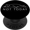 Detti divertenti sul gatto brontolone Gatti che Dicono Not Today Gatti da ufficio Gatto PopSockets PopGrip Adesivo