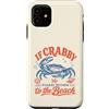 Fun Beach & Vacation Apparel HHWCo. Custodia per iPhone 11 Se Crabby Please Return to the Beach Vintage Crab Summer
