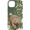 Daisy Wombat Collection Custodia per iPhone 15 Plus Margherita Wombat Prato