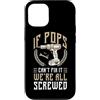 Grandparents Day Gift For Grandad Grandd Custodia per iPhone 12/12 Pro Se Pops non ce la fa, siamo tutti fregati, nonno divertente