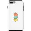 Kawaii Cibo Giapponese Animali Abbigliam Custodia per iPhone 7 Plus/8 Plus Gatti Carini Kawaii Dango Spiedino Giapponese