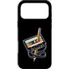 Vintage Cassette Tape and Pencil Rewind Custodia per iPhone 17 Pro Max Nastro e matita vintage nostalgia festa anni '70 '80 '90