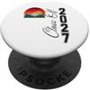 Senior Class Of 2027 Retro Mountain Sapp Classe senior del 2027 Retro Mountain Sunrise HS-College Grad PopSockets PopGrip Adesivo