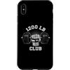 1200 Pound Club Powerlifting Graphics Custodia per iPhone XS Max 1200 libbre Club Palestra Sollevamento Pesi Bodybuilders 1200LB Club