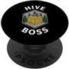 Beekeeping Apiarist Apparel Beekeeper Hive Boss Apiarist Honey Maker PopSockets PopGrip Adesivo