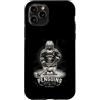 Retro Winter Sports Fan Apparel Custodia per iPhone 11 Pro Vintage Hockey su ghiaccio pinguino atleta fan di sport