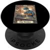 Welder Tarot Card Metal Worker Graphic The Welder Tarocchi Carta Saldatura Scheletro Metalworking Uomini PopSockets PopGrip Adesivo