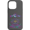 Cyber Spiritual Aesthetic & Y2K Street Custodia per iPhone 13 Pro Cyberpunk Lotus Cyber Spiritual Kanji