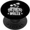 Mallorca Malle island palm tree paradise Uno per tutti e tutti per Malle Mallorca Party Mood PopSockets PopGrip Adesivo