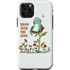 Pond Bloom Lettering Co. Custodia per iPhone 11 Pro Crescita Mindset Rana Floreale Detto