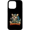 OddPaws Studio Custodia per iPhone 15 Pro Max Corgzilla, divertente, corgi, kaiju, cartone animato, illustrazione