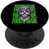 4th Grade Student Teacher First Day Of S Divertente insegnante di quarta elementare cane carino studente di ritorno a scuola PopSockets PopGrip Adesivo