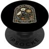 Spooky Halloween Teacher Educator Fall A Fantasma botanico Tutti prosperiamo in condizioni diverse PopSockets PopGrip Adesivo