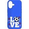 Soccer Love Cute Girls Women Custodia per iPhone 17 Cute Soccer Player Love Beautiful Game Ragazze Donne Sport