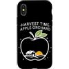 Apple Picking Season Fall Harvest Autumn Custodia per iPhone X/XS Tempo di raccolta Mele Frutteto di mele Giorno della raccolta delle mele