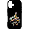 Vintage Cassette Tape and Pencil Rewind Custodia per iPhone 17 Nastro a cassetta vintage a matita, stile nostalgico, anni '80 e '90