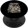 Rome Italy Landmarks Travel Roma Italia Luoghi d'interesse Colosseo Vaticano Viaggi Souvenir Città PopSockets PopGrip Adesivo