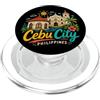 Philippines Souvenir Gift Regalo disegnato a mano del punto di riferimento di viaggio delle Filippine della città di Cebu PopSockets PopGrip per MagSafe