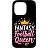 Flo Design Fantasy Football Outfits Custodia per iPhone 15 Pro Fantasy Football Queen Women Fantasy Football Funny Women