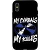 Cymbals Gift / Drummer Gifts for Men and Custodia per iPhone X/XS Piatti Batterista Piatti per batteria