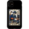 Welder Tarot Card Metal Worker Graphic Custodia per iPhone 11 The Welder Tarocchi Carta Saldatura Scheletro Metalworking Uomini