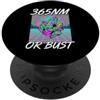 Fluorescent Mineral Rockhound Apparel Fluorescent Mineral Hunting 365nm Or Bust Rockhound PopSockets PopGrip Adesivo