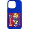 Art Pop Mobile Gallery Custodia per iPhone 15 Pro Max Pop Art Cane Giocando Strumento Retrò Comico Illustrazione