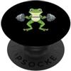 Funny Gym Sayings Men Women Fitness Work Divertente palestra rana fitness bodybuilding sport sollevamento pesi PopSockets PopGrip Adesivo