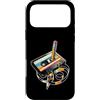 Vintage Cassette Tape and Pencil Rewind Custodia per iPhone 17 Pro Max Nastro a cassetta vintage a matita, stile nostalgico, anni '80 e '90