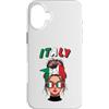 Italy Flag Gifts for Italian Women & Gir Custodia per iPhone 16 Plus Italia, Bandiera Italiana, Italia Ragazza, Italiano Donne Ragazze