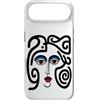 Bahaa's Tee Custodia per iPhone Air Abstract Modern Woman Face Eyes Art Illustration Graphic