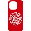 Firefighter Fire Depart Gifts & Apparel Custodia per iPhone 15 Pro Vigili del Fuoco Soccorso Simbolo Vigile del Fuoco Ingranaggio