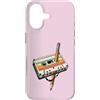 Vintage Cassette Tape and Pencil Rewind Custodia per iPhone 17 Nastro a cassetta vintage a matita, stile nostalgico, anni '80 e '90