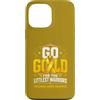 Courage Hope Awareness Co. Custodia per iPhone 13 Pro Max I guerrieri della consapevolezza del cancro infantile vanno nastro d'oro