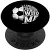 Soccer Philippians 4:13 Bible Verse Chri Posso fare tutte le cose attraverso Christ Christian Soccer Player PopSockets PopGrip Adesivo