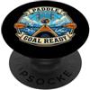 Jimbeels PADDLE GOAL READY Canoa Polo Kayak Squadra PopSockets PopGrip Adesivo