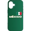 Mexico Flag Gifts for Mexican Patriots A Custodia per iPhone 16 Messico, bandiera messicana, bandiera patriottica messicana, verde messicano