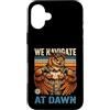 Owl Navigator Explorer Compass Custodia per iPhone 16 Plus Noi Navigare All'alba Owl Compass Aviator