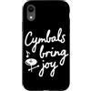 Cymbals Gift / Drummer Gifts for Men and Custodia per iPhone XR Piatti Batterista Piatti per batteria