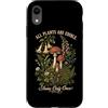 Botany Mushroom Plant Lover Dark Humor G Custodia per iPhone XR Tutte le piante sono commestibili alcune solo una volta funghi botanici