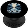 Best Jesus Christian Designs He Leads Me Beside Still Waters PopSockets PopGrip Adesivo