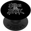Best Jesus Christian Designs Jesus Has Your Back PopSockets PopGrip Adesivo