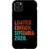 September 2020 Retro Vintage Year 2020 G Custodia per iPhone 11 Pro Max Edizione Limitata Settembre 2020 Compleanno